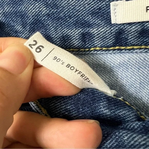 PACSUN 90's boyfriend two tone wide leg jeans Sz 26 - Picture 7 of 7